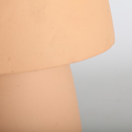 Lampe de table en terre cuite couleur argile, 21 x 21 x 49 cm | Swahili