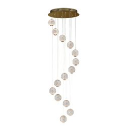 Ceiling Lamp with 14 lights Led Austral, Ø50x300cm