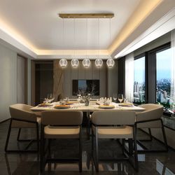 Ceiling Lamp 5 lights Led Austral, 96x11x11cm