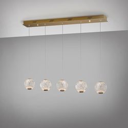 Ceiling Lamp 5 lights Led Austral, 96x11x11cm