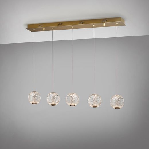 Ceiling Lamp 5 lights Led Austral, 96x11x11cm