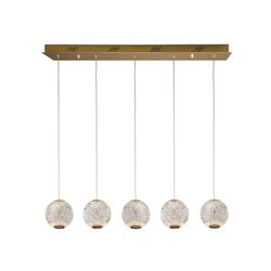 Ceiling Lamp 5 lights Led Austral, 96x11x11cm