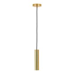 Gold steel ceiling lamp, 6 x 6 x 28 cm | Paris