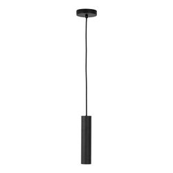 Black steel ceiling lamp, 6 x 6 x 28 cm | Paris