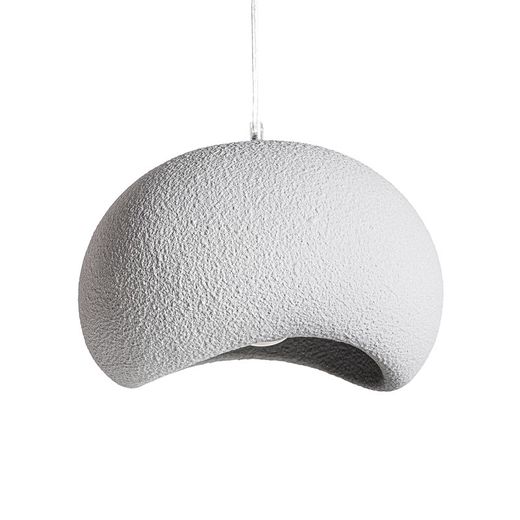Lampa sufitowa z żywicy cementowej w kolorze szarym, 31 x 35 x 24 cm | Piasek