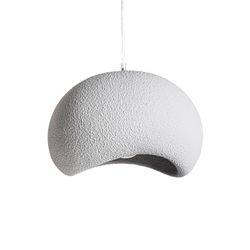 Lampa sufitowa z żywicy cementowej w kolorze szarym, 35 x 40 x 35 cm | Piasek