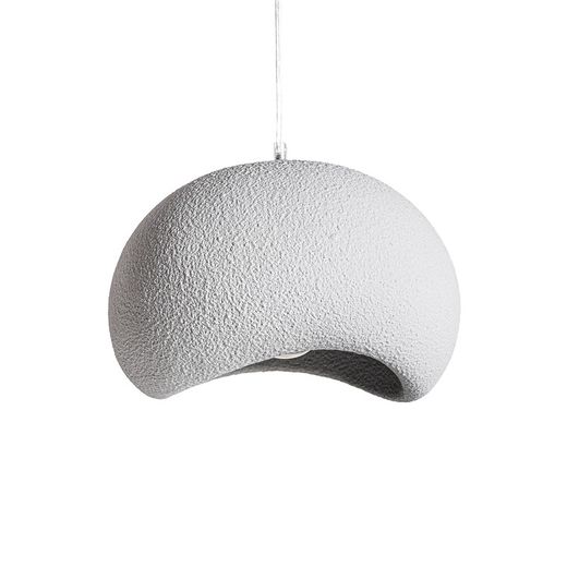 Lampa sufitowa z żywicy cementowej w kolorze szarym, 35 x 40 x 35 cm | Piasek