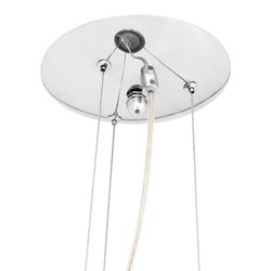 Spejlglas loftslampe, 50x25 cm