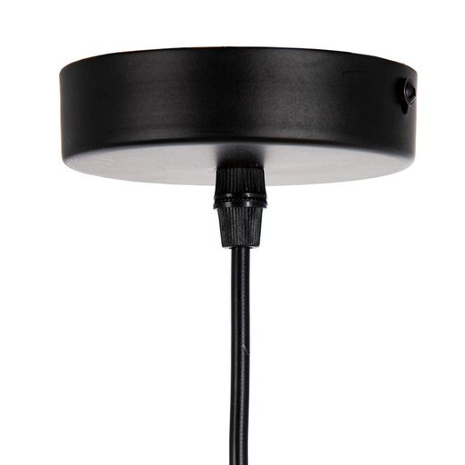Lampa sufitowa ze szkła i metalu w kolorze czarnym i szarym, 40 x 40 x 234 cm