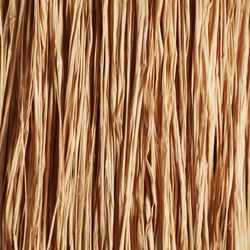 Natural fiber and raffia ceiling lamp in natural, 32 x 32 x 75 cm | Kasses