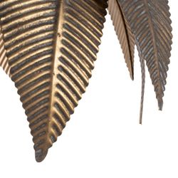 Gold iron ceiling lamp, Ø 50 x 135 cm