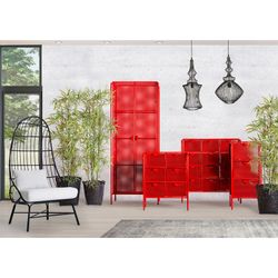 Black Iron Ceiling Lamp, Øx25x66cm