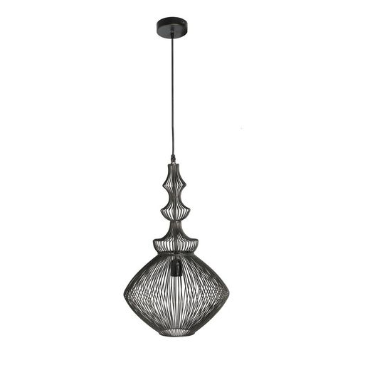 Black Iron Ceiling Lamp, Øx33x57cm