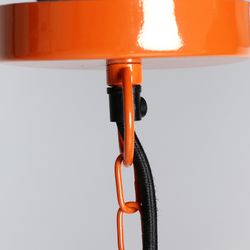 Lámpara de techo de metal en amarillo y naranja, 38 x 38 x 423 cm | Domo