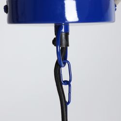 Lámpara de techo de metal en azul y gris, 31 x 31 x 53 cm | Bloop