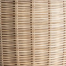 Rotan plafondlamp in naturel, Ø 38 x 67 cm | Tekax