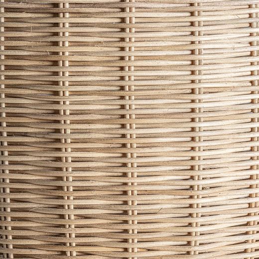 Rotan plafondlamp in naturel, Ø 38 x 67 cm | Tekax