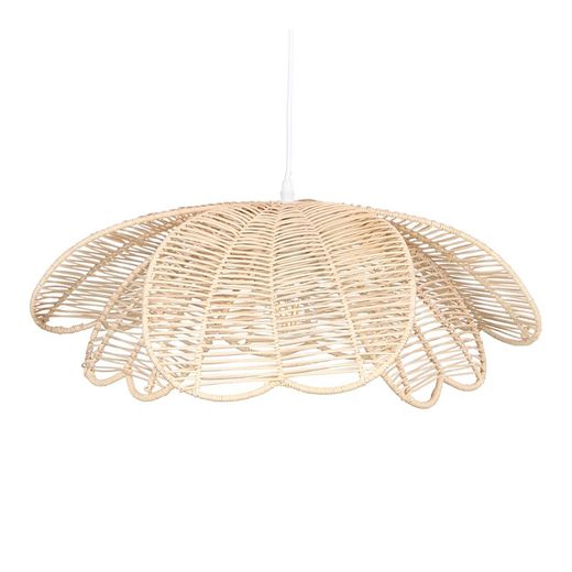 Pantalla de ratán en natural, Ø 55 x 20 cm | Julius