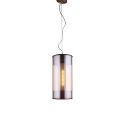 Lampada da soffitto in vetro champagne, 20x160 cm