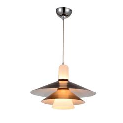 Lampada da soffitto in vetro marrone, 45x150 cm