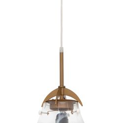 Gray glass ceiling lamp, 23x160 cm