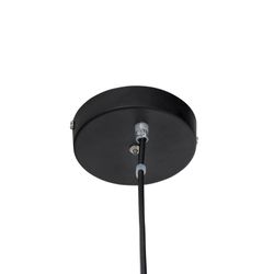 Plafonnier en verre gris, 32x160 cm