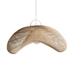 Rotan Plafondlamp L, 84x62x38cm