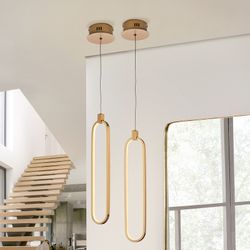 Led Μεταλλικό Φωτιστικό Οροφής Colette Rose Gold, Ø13x49cm