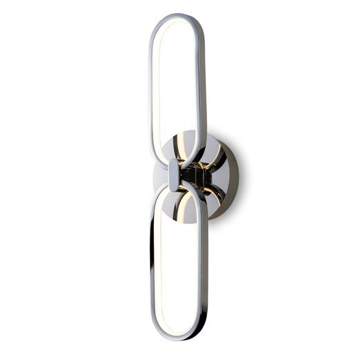 Colette Silver Led Metal Ceiling Lamp, 13x8x50cm