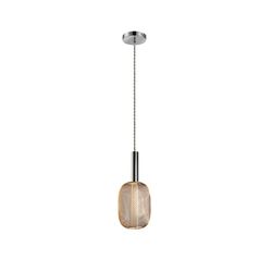 Candeeiro de tecto em metal Led Micron Gold, Ø13x30cm