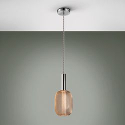 Gold Micron Led Metal Ceiling Lamp, Ø13x30cm