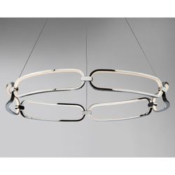 Φωτιστικό Οροφής Led σε Silver Colette Metal, Ø80x10cm
