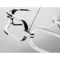 Led M Μεταλλικό Φωτιστικό Οροφής Colette Ασημί, Ø60x10cm