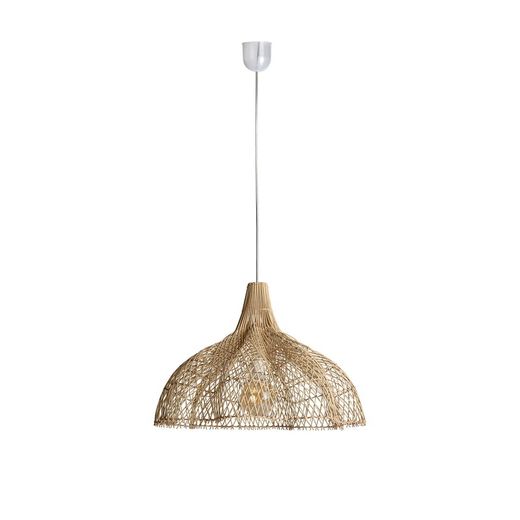 Tisno Rattan Ceiling Lamp in Natural, 77 x 77 x 52 cm