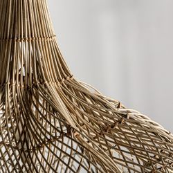 Tisno Rattan Ceiling Lamp in Natural, 77 x 77 x 52 cm