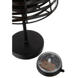 Lampe LED à énergie solaire marron, Ø19,5x31cm