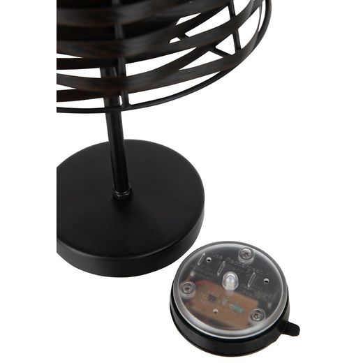 Lampe LED à énergie solaire marron, Ø19,5x31cm