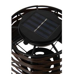 Brown Solar Energy Led Lamp, Ø19.5x31cm