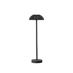 Luminária solar externa em alumínio e corda em antracite, 48 x 48 x 153 cm | Jayak
