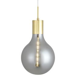 LAUGO - Rauchglas-Pendelleuchte, Ø 30 cm