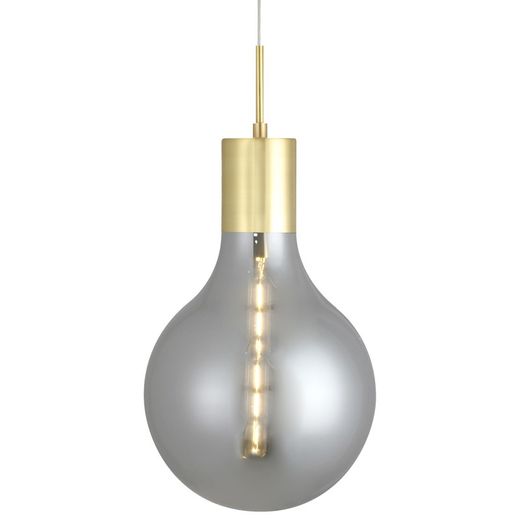 LAUGO - Rauchglas-Pendelleuchte, Ø 30 cm