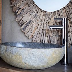 Évier en pierre naturelle Taurus, 59 x 38 x 16 cm