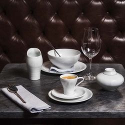 Pot à lait en porcelaine blanc, 8,1 x 7,5 x 13,2 cm | utopie