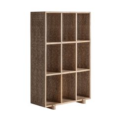 Librería de madera de mango en marrón, 100 x 42 x 158 cm | Jacquard