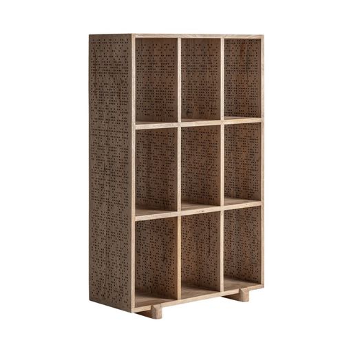 Librería de madera de mango en marrón, 100 x 42 x 158 cm | Jacquard