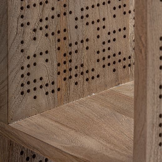 Librería de madera de mango en marrón, 100 x 42 x 158 cm | Jacquard