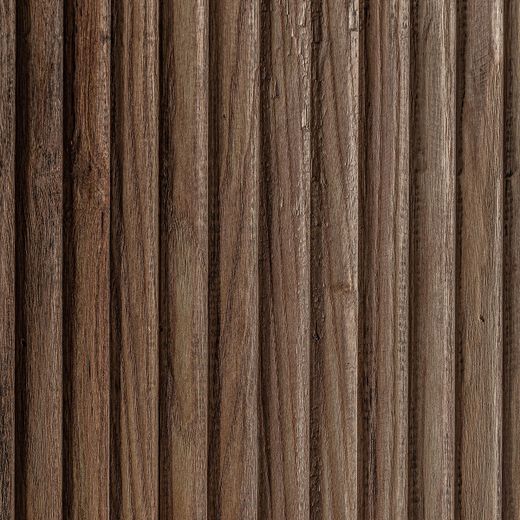 Librería de madera de olmo en marrón, 140 x 30 x 200 cm | Gloucester