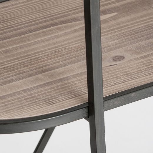 Librería Fossili Hierro 122x40x150 cm