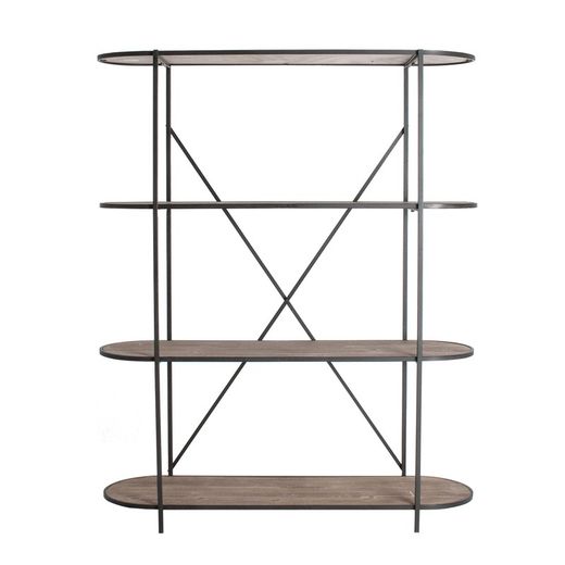 Librería Fossili Hierro 122x40x150 cm
