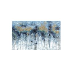 Aquas Abstrakte Leinwand, 150x4x90cm